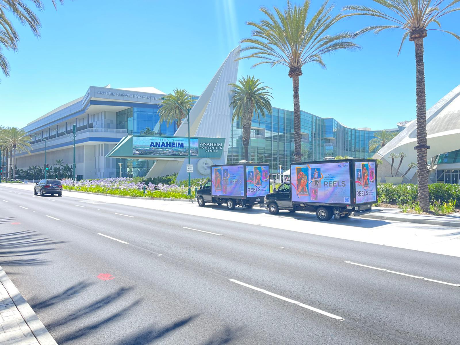 Anaheim Digital Mobile Billboard Trucks