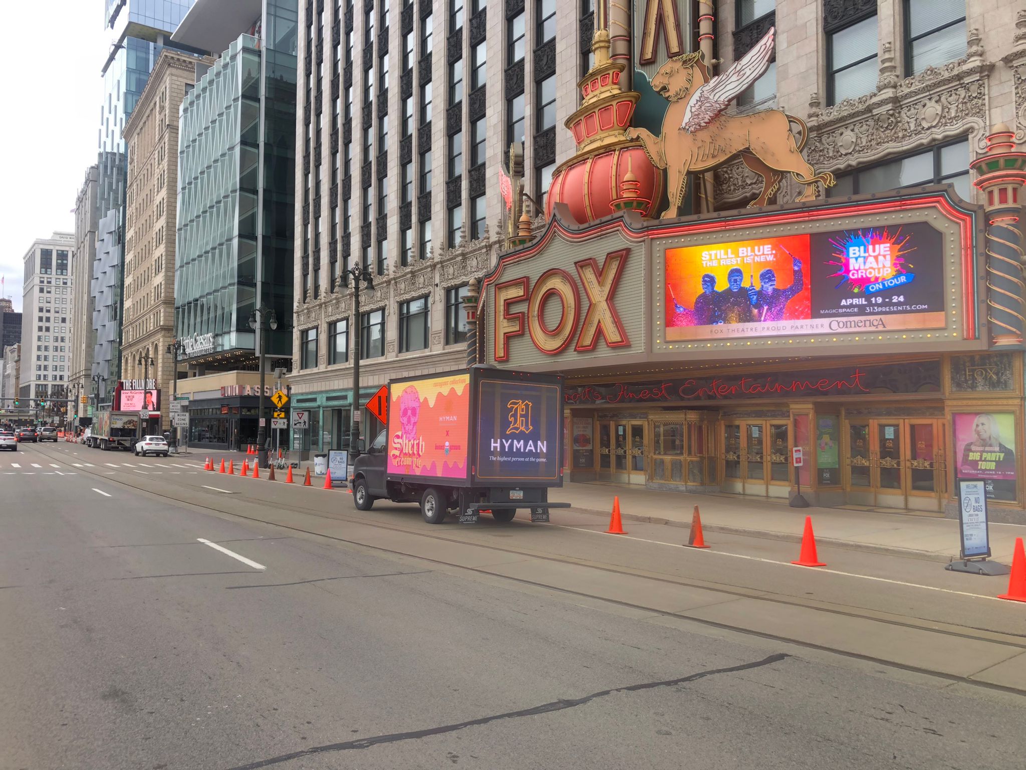 Detroit Mobile LED Billboard Trucks