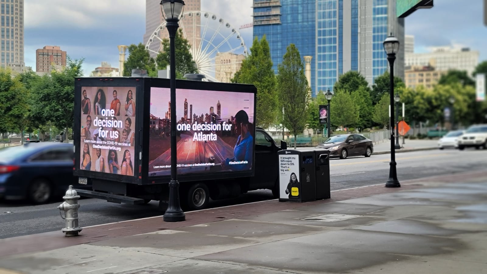 Atlanta Digital Mobile Billboard Trucks