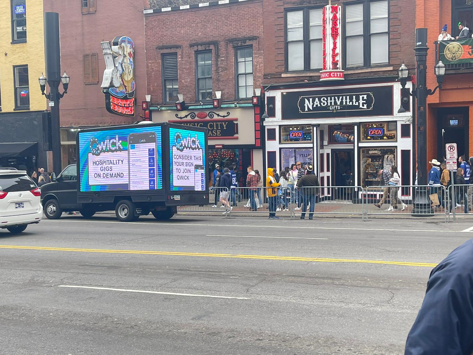 Nashville Digital Mobile Billboards Trucks